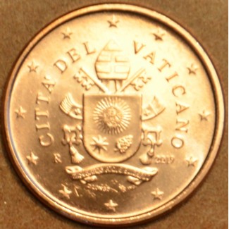 euroerme érme 2 cent Vatikán 2019 (BU)
