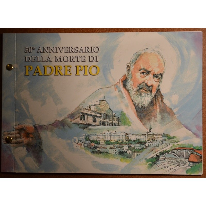 eurocoin eurocoins 2 Euro Vatican 2018 Numisbrief - Padre Pio (BU)