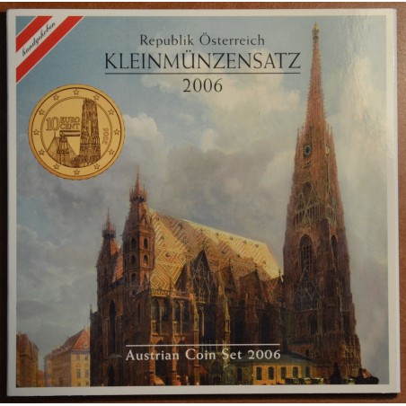 euroerme érme Ausztria 2006 - 8 részes forgalmi sor (BU)