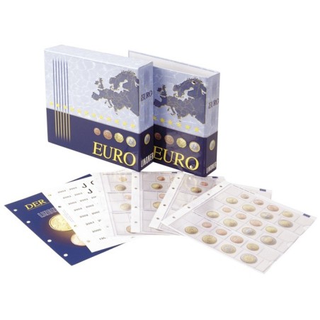 eurocoin eurocoins Lindner album for sets with 7 pages