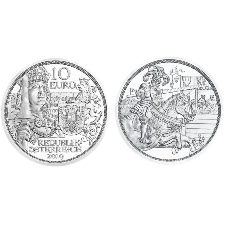 euroerme érme 10 Euro Ausztria 2019 - A lovagok történetei (BU)