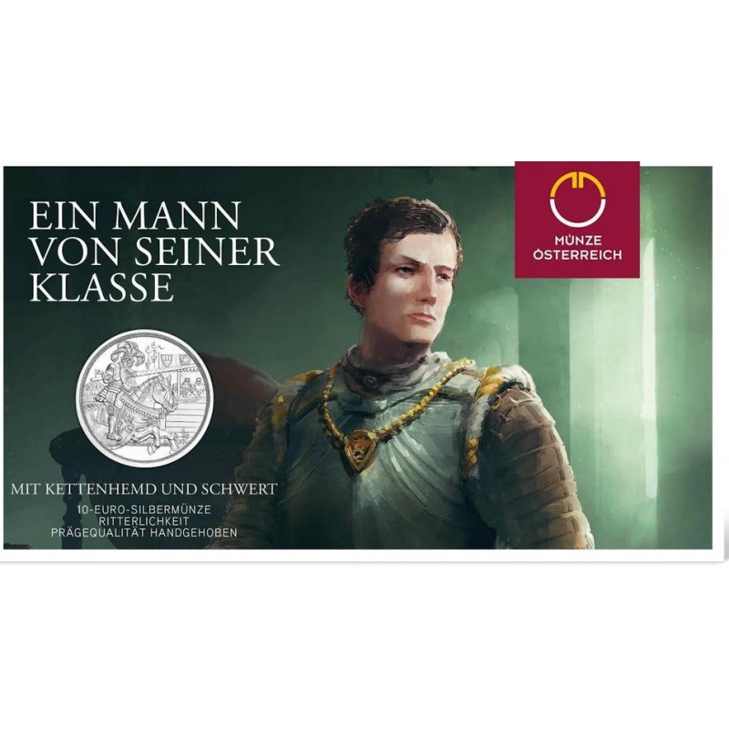 Euromince mince 10 Euro Rakúsko 2019 - Príbehy rytierov (BU)