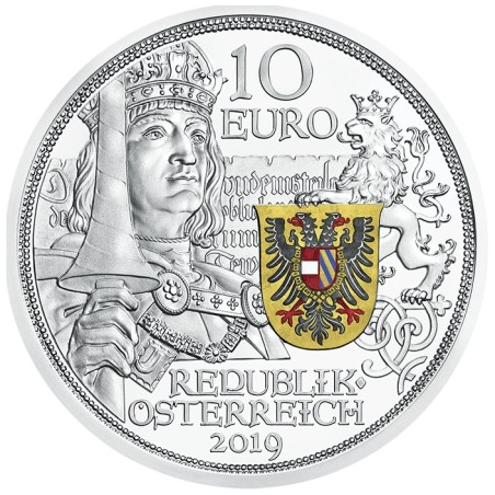 euroerme érme 10 Euro Ausztria 2019 - A lovagok történetei (Proof)