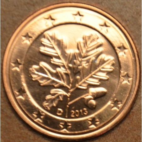 Euromince mince 1 cent Nemecko \\"D\\" 2013 (UNC)