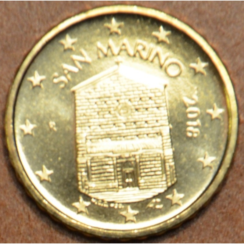 Euromince mince 10 cent San Marino 2018 - Nový design (UNC)