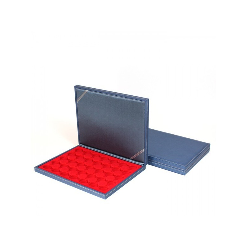eurocoin eurocoins Lindner NERA azur coin box for 35 2 Euro coins