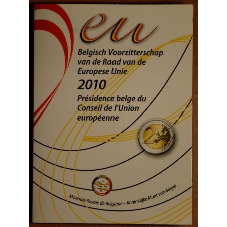 Euromince mince 2 Euro Belgicko 2010 - Belgické predsedníctvo EÚ (B...