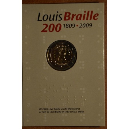 Euromince mince 2 Euro Belgicko 2009 - 200. výročie narodenia Louis...