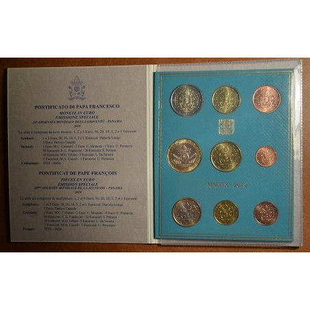 eurocoin eurocoins Vatican 2019 set of 9 eurocoins (BU)