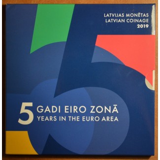 euroerme érme Lettország 2019 - 8 részes forgalmi sor (BU)