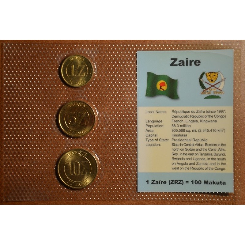 eurocoin eurocoins Zaire (UNC)