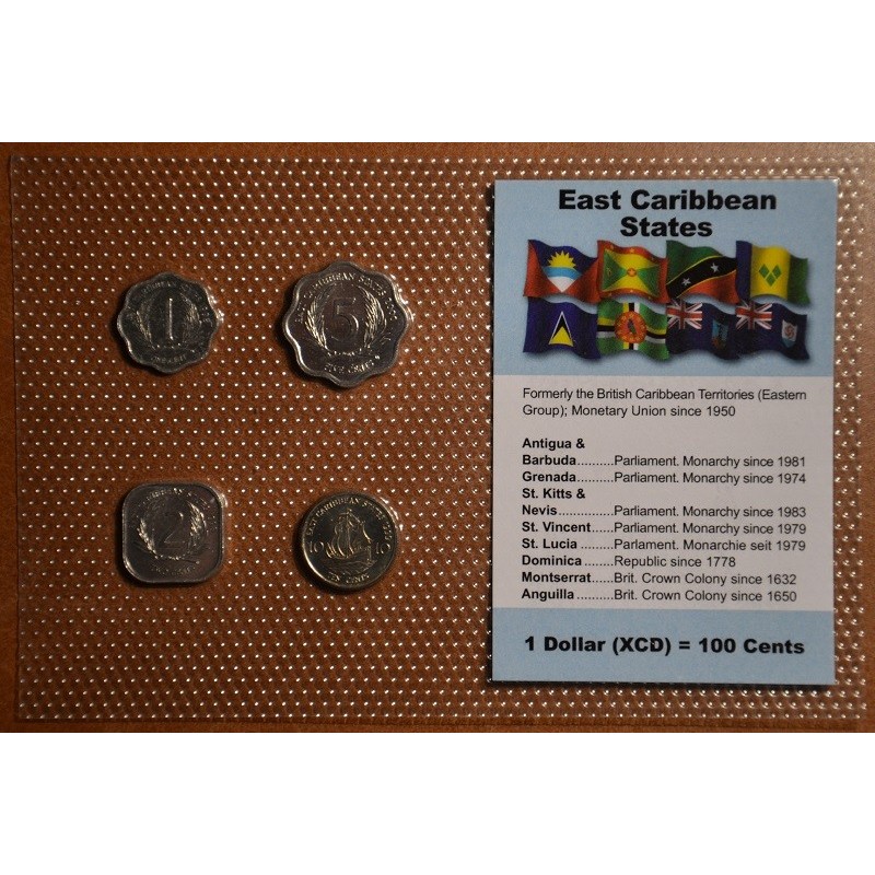eurocoin eurocoins Organisation of Eastern Caribbean States (UNC)