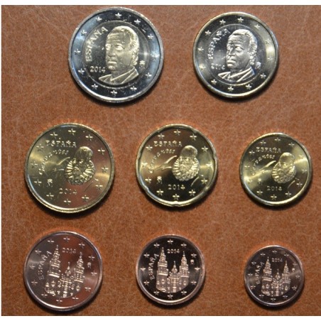 Euromince mince Sada 8 mincí Španielsko 2014 (UNC)