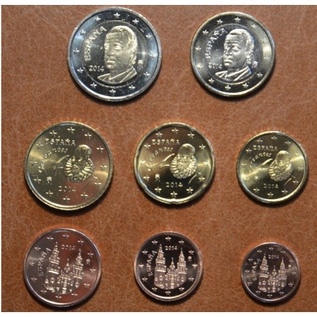 eurocoin eurocoins Set of 8 coins Spain 2014 (UNC)