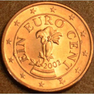 Euromince mince 1 cent Rakúsko 2002 (UNC)