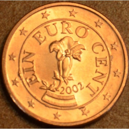 eurocoin eurocoins 1 cent Austria 2002 (UNC)