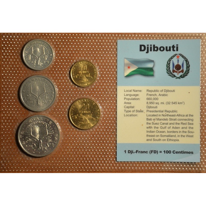 Euromince mince Džibutsko (UNC)