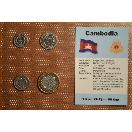 Euromince mince Kambodža (UNC)