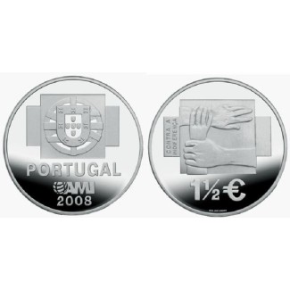 euroerme érme 1,50 Euro Portugália 2008 - AMI (UNC)