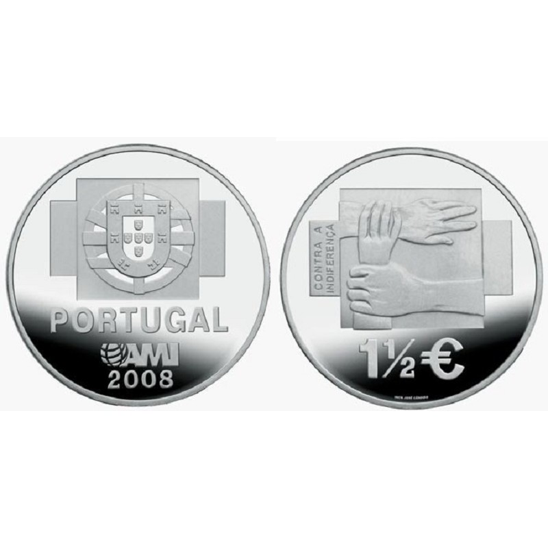 eurocoin eurocoins 1,50 Euro Portugal 2008 - AMI (UNC)