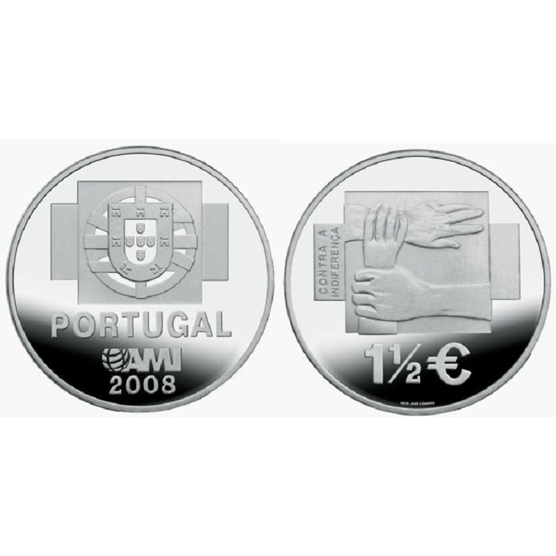 euroerme érme 1,50 Euro Portugália 2008 - AMI (UNC)