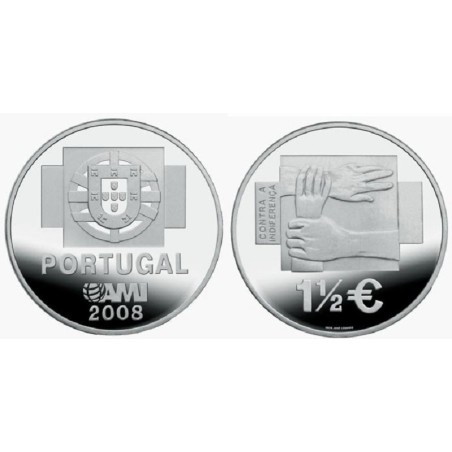 Euromince mince 1,50 Euro Portugalsko 2008 - AMI (UNC)