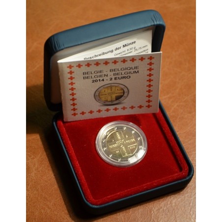 Euromince mince 2 Euro Belgicko 2014 - 150. výročie belgického Červ...