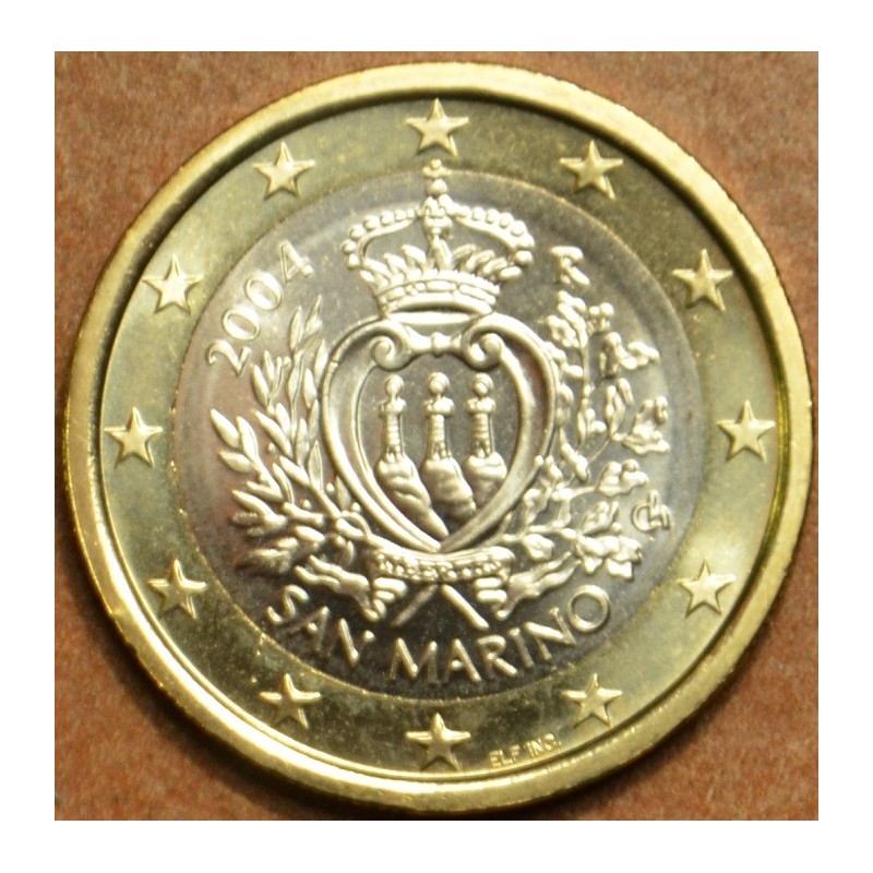 eurocoin eurocoins 1 Euro San Marino 2004 (UNC)