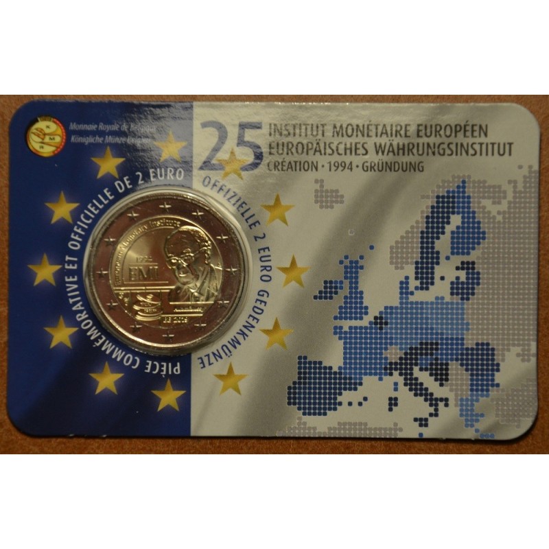 Euromince mince 2 Euro Belgicko 2019 - 25. výročie Európskeho menov...