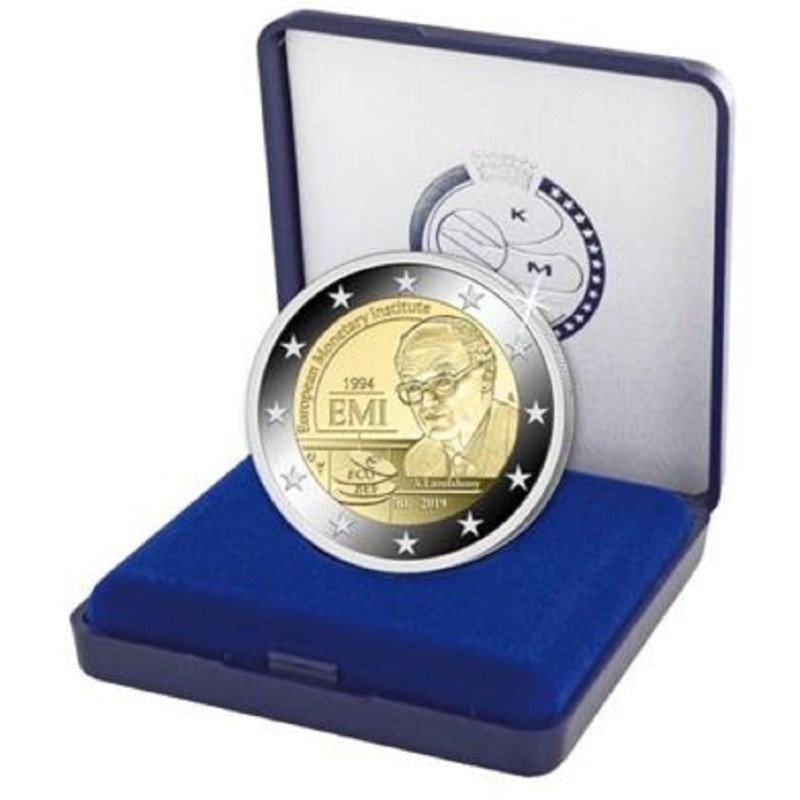 Euromince mince 2 Euro Belgicko 2019 - 25. výročie Európskeho menov...