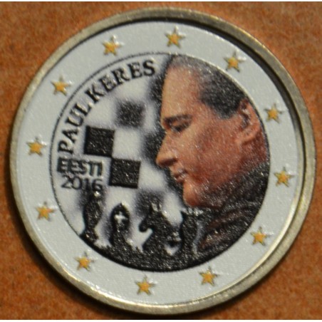 euroerme érme 2 Euro Észtország 2015 - Paul Keres VI. (színezett UNC)