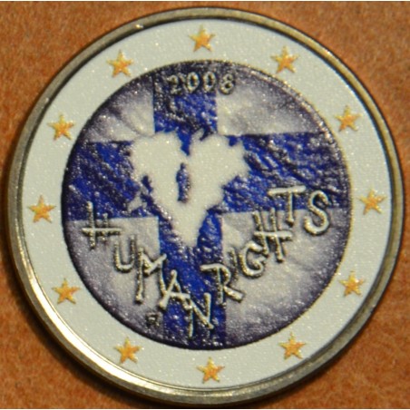 euroerme érme 2 Euro Finnország 2008 - A nemzetközi emberi jogok de...