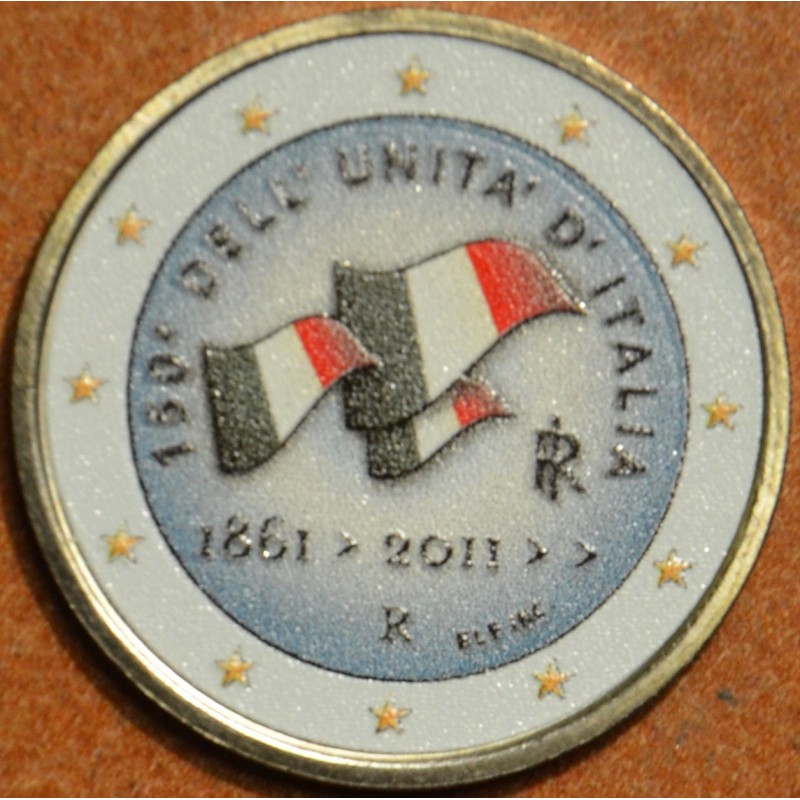 eurocoin eurocoins 2 Euro Italy 2011 - 150th anniversary of unifica...