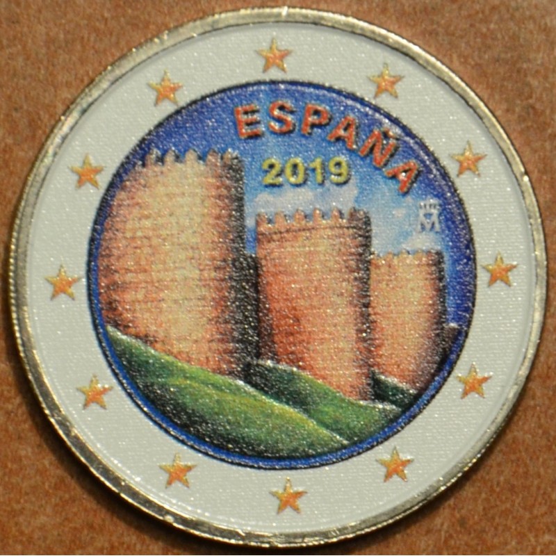 Euromince mince 2 Euro Španielsko 2019 - UNESCO: Ávila (farebná UNC)