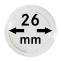 26 mm Lindner coin capsules for 2 Euro (10 pcs)