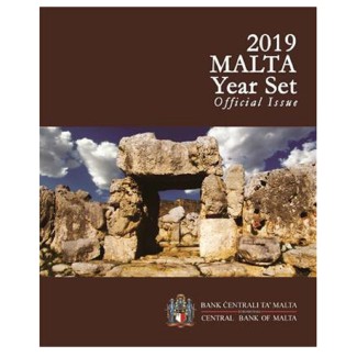 Euromince mince 9 dielna sada mincí Malta 2019 s pamätnou 2 Euro mi...