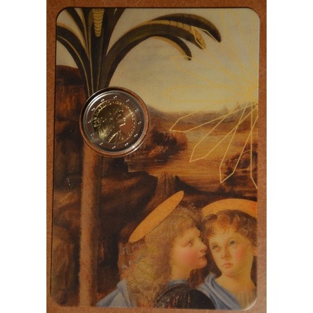 euroerme érme 2 Euro San Marino 2019 - Leonardo da Vinci (BU kártya)