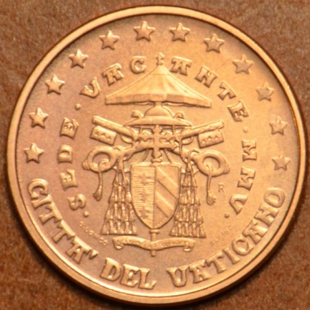 euroerme érme 1 cent Vatikán 2005 Sede Vacante (BU)