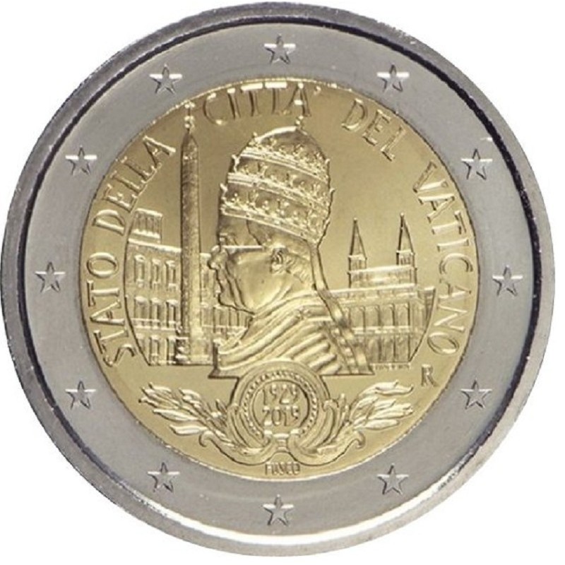 eurocoin eurocoins 2 Euro Vatican 2019 - Vatican City State (UNC wo...