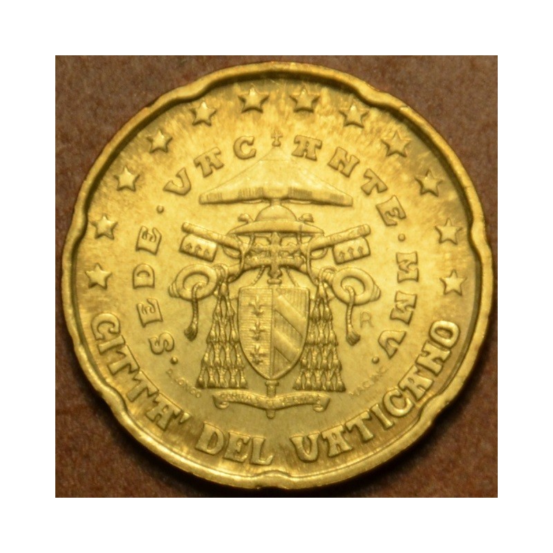 Euromince mince 20 cent Vatikán 2005 Sede Vacante (BU)