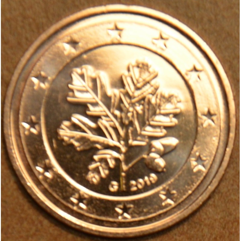 Euromince mince 2 cent Nemecko \\"G\\" 2019 (UNC)