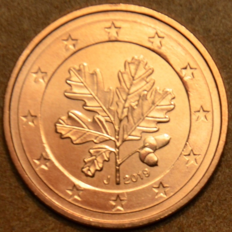 eurocoin eurocoins 5 cent Germany \\"J\\" 2019 (UNC)