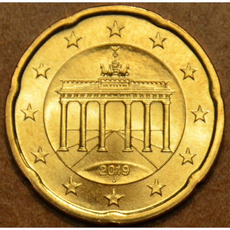 Euromince mince 20 cent Nemecko \\"J\\" 2019 (UNC)