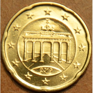 Euromince mince 20 cent Nemecko \\"D\\" 2019 (UNC)