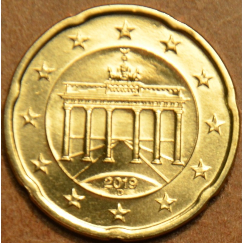 Euromince mince 20 cent Nemecko \\"D\\" 2019 (UNC)