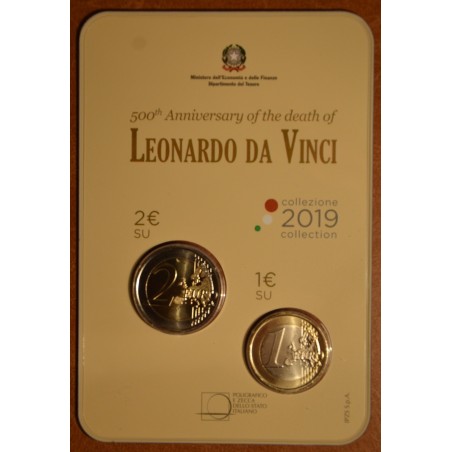 eurocoin eurocoins 2 Euro Italy 2019 - Leonardo da Vinci (BU)