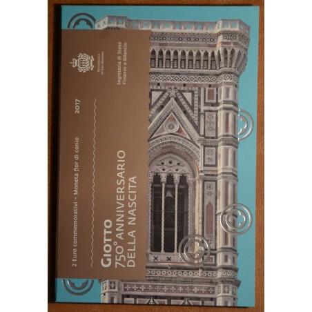 euroerme érme 2 Euro San Marino 2017 - Giotto születésének 750. évf...