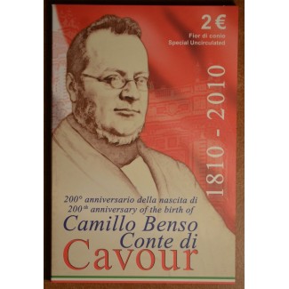 2 Euro Italy 2010 - 200th anniversary of birth of Camillo Benso (BU)