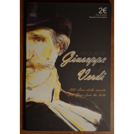 euroerme érme 2 Euro Olaszország 2013 - Giuseppe Verdi születésének...