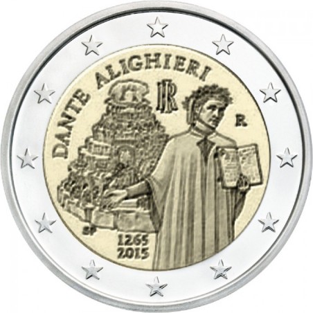 eurocoin eurocoins 2 Euro Italy 2015 - Dante Alighieri (BU)